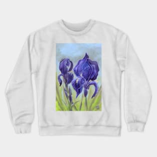 Bearded Irises Crewneck Sweatshirt